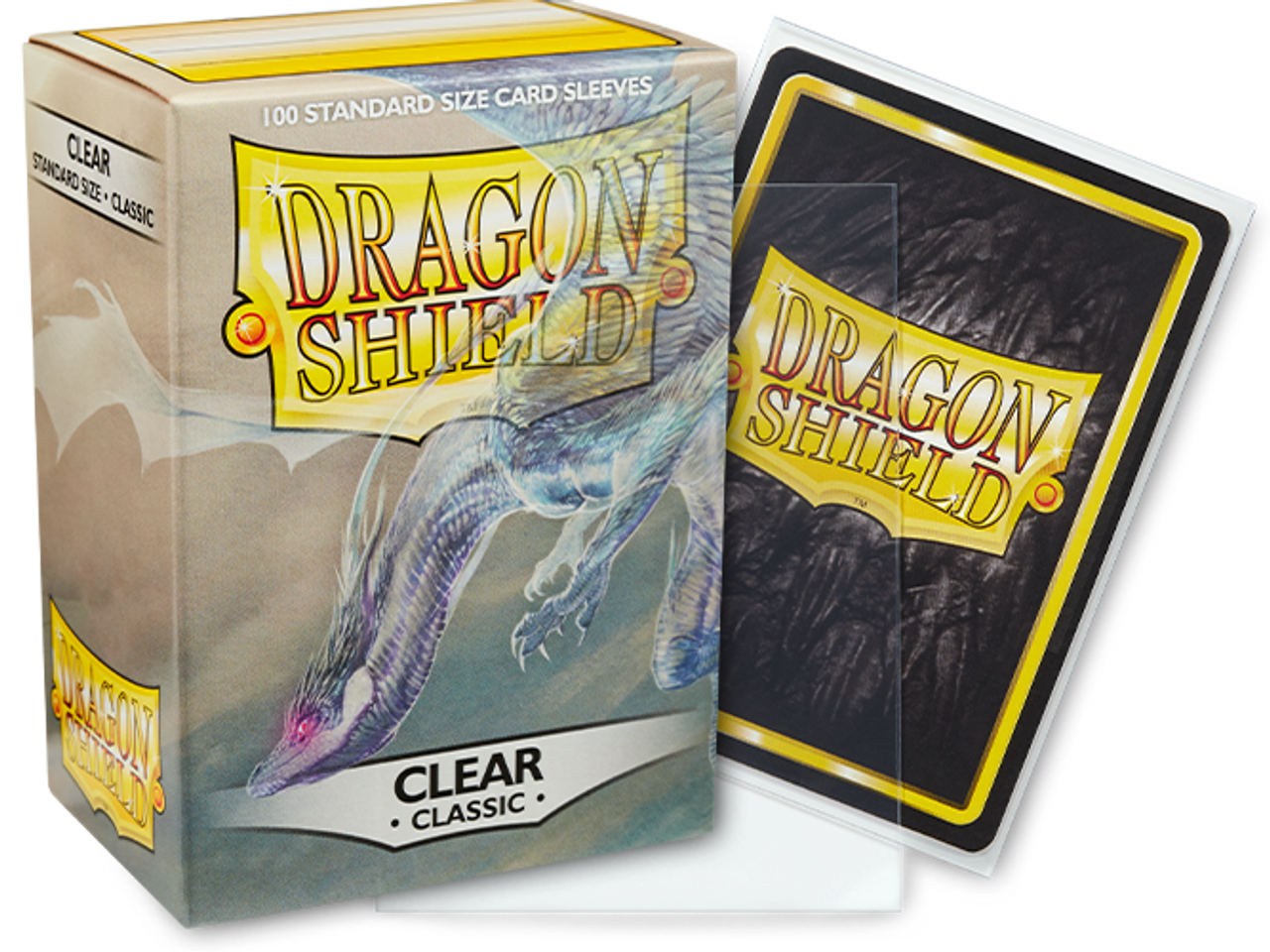 Dragon Shield - Matte Standard Size Sleeves 100pk - Clear